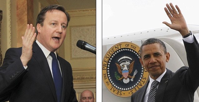 英首相受邀与奥巴马共乘“空军一号” 分析称凸显英美关系不一般