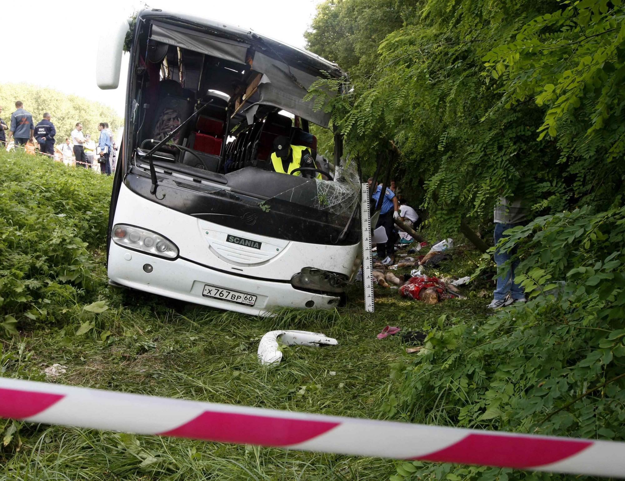 乌克兰发生严重车祸 致14名俄罗斯人死亡22人受伤