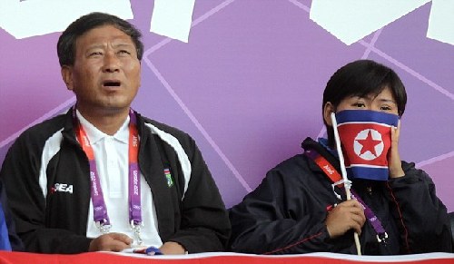 伦敦奥运弄错国旗朝鲜女足退赛抗议 英国海关取消罢工