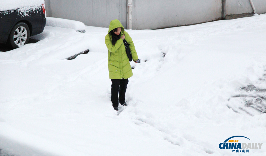 南京普降暴雪