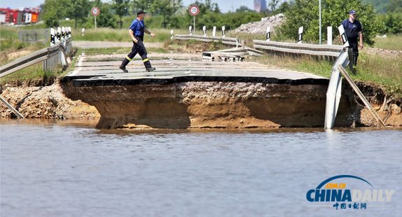 洪水袭击保加利亚 多瑙河水位创历史新高