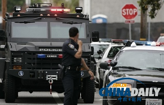 美加州城市男子枪杀4人后被击毙 总统恰在当地