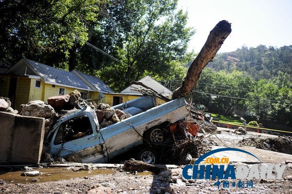 美国多地因暴雨发出洪水警报 已致1死3失踪（图）