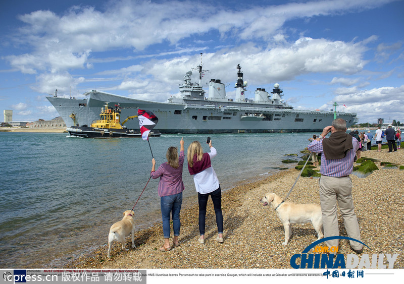 英西直布罗陀主权争议升级 英国军舰赴地中海演习