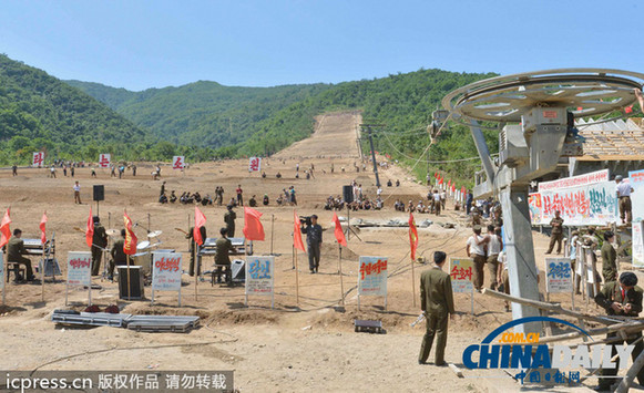 美媒：朝鲜滑雪场下月底竣工 明年1月迎来首批旅游团