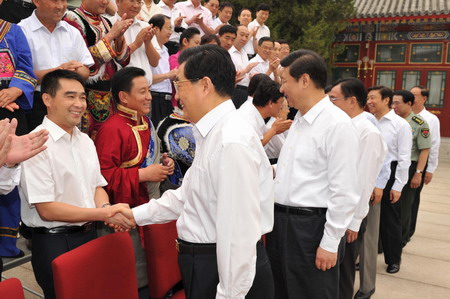 Hu stresses CPC excellence before Party anniversary