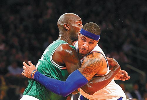 Celtics beat Knicks in fiery contest between Atlantic rivals