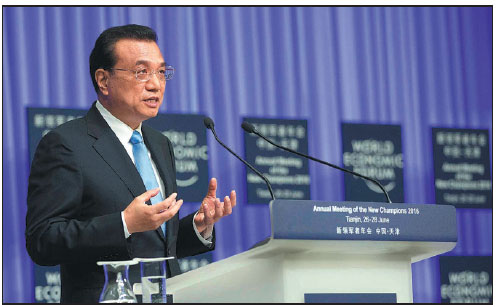 Li Keqiang's speech at opening ceremony