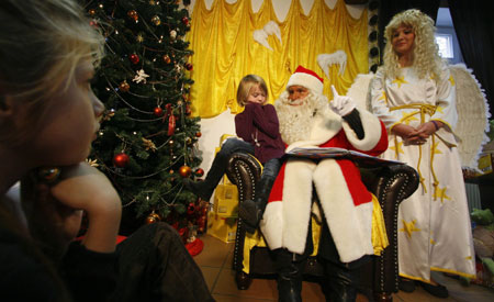 Special Christmas post office for appearance of Father Christmas