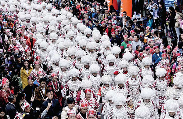 Lusheng Festival in Gulong village