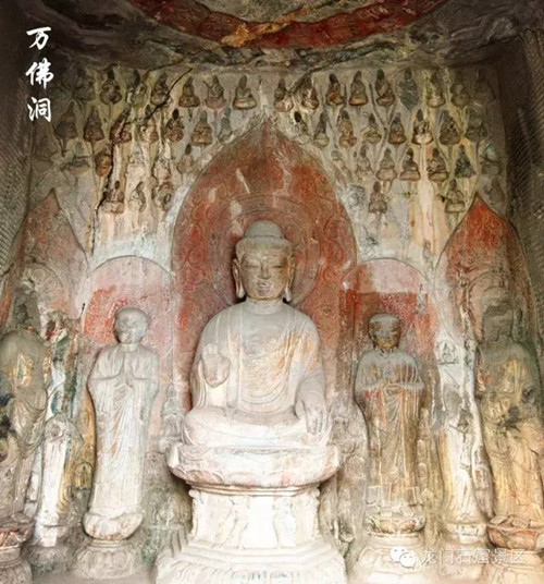 ABCs of Longmen: Amitābha with his fifty-two attendant Bodhisattvas