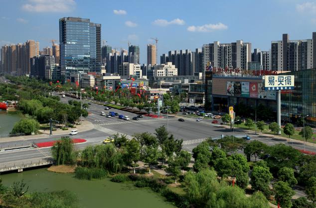 Charming Huaqiao, modern city