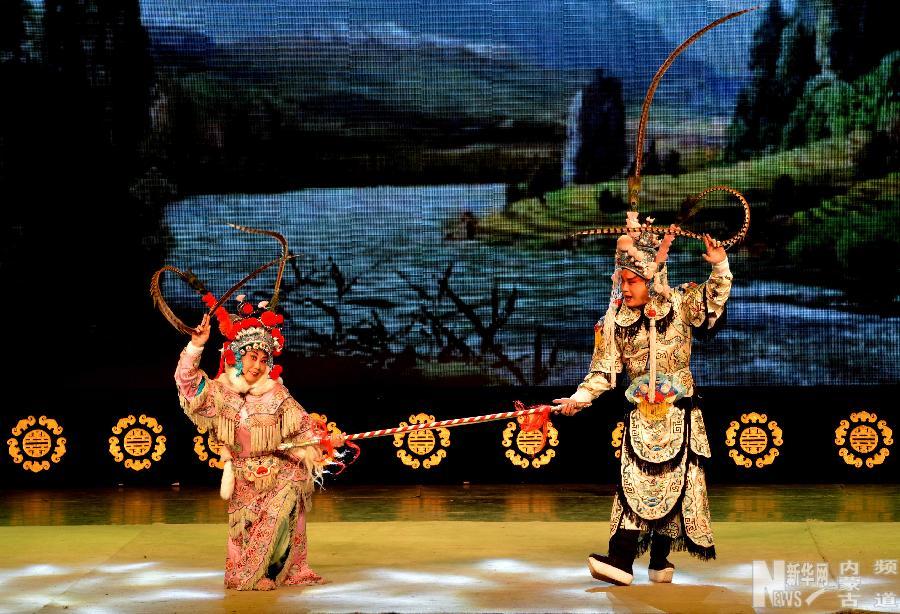 Hohhot celebrates spring with colorful performance