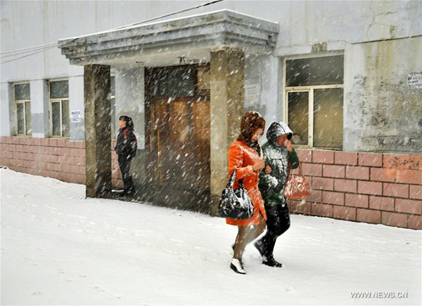 Inner Mongolia influenced by cold wave