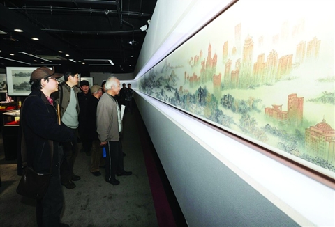 36-meter long painting artwork shows beauty of Suzhou