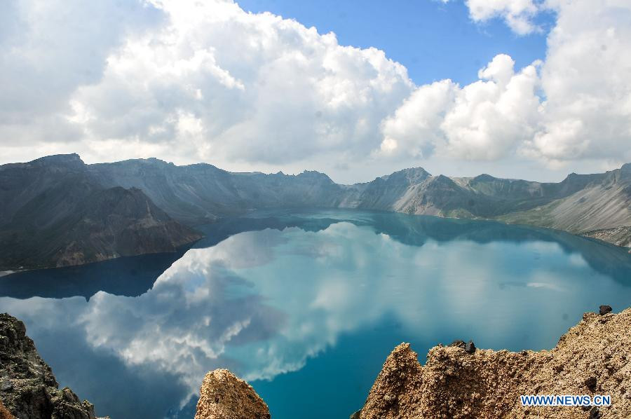 Millions of tourists go sightseeing annually on Changbai Mountains