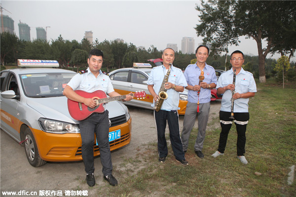 Cab drivers start band