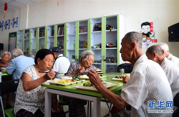 NE China providing home-based care for the aged