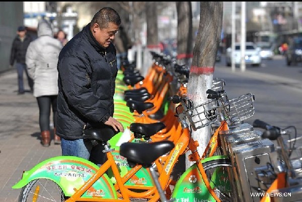 Over 11,000 public bikes put into use in China's Taiyuan