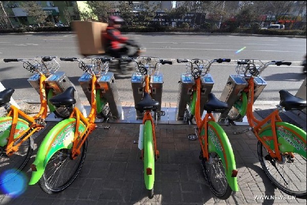 Over 11,000 public bikes put into use in China's Taiyuan