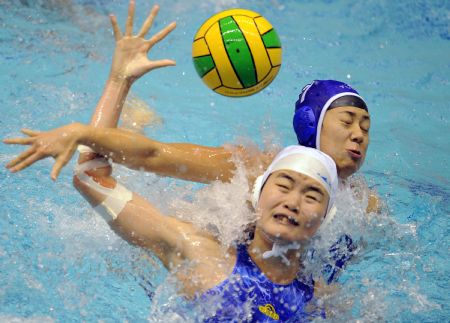 Tianjin grabs women's waterpolo gold at National Games