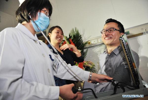 China's 1st foreign donor of hematopoietic stem cells
