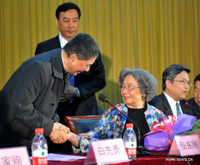 Event marks Ye Jiaying's 90th birthday held at Nankai University