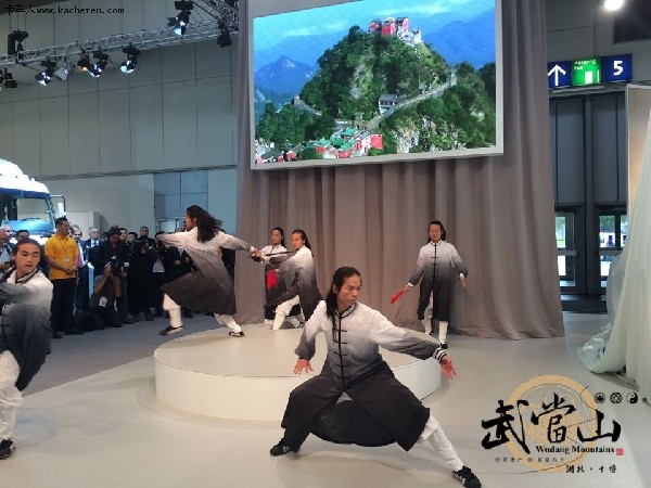 Wudang kung fu debuts at Hanover Auto Show