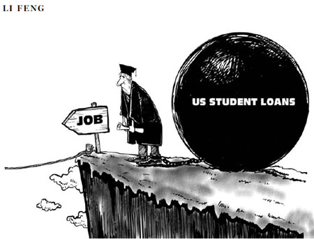 Job and US student loans
