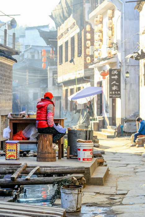 The pleasant pastoral life in Wuyuan