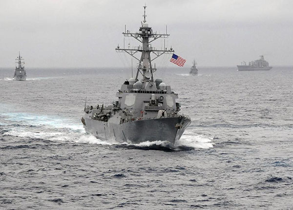 US' provocative naval actions result of its zero-sum Cold War mentality