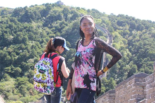 How a Tanzanian made her dream come true by climbing the Great Wall