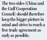 Gulf economies complementary to China