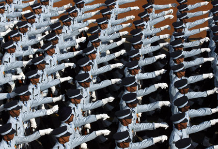 India's rehearsal for Republic Day parade