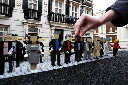 Lego miniatures of G20 London summit