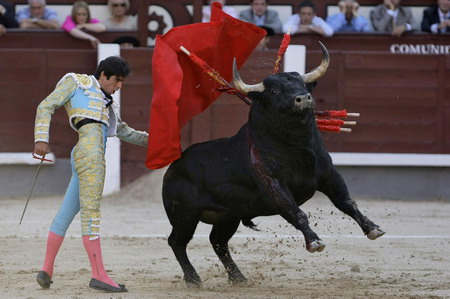 Bullfighting fair in Madrid