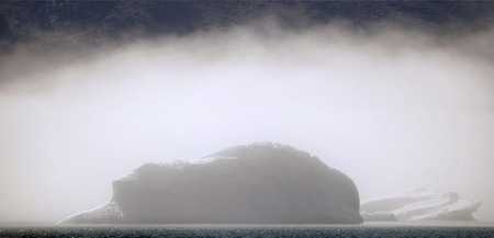 Icebergs and glaciers in Greenland