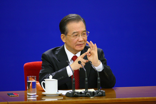 <FONT color=black>Quotes from Wen's press conference</FONT>