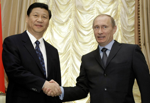 Chinese VP Xi Jinping in Moscow