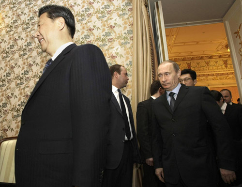 Chinese VP Xi Jinping in Moscow