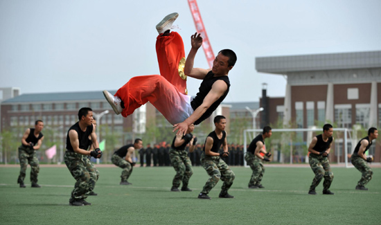 Military sports games held in NW China