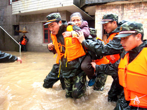 New rainstorm hits Jiangxi