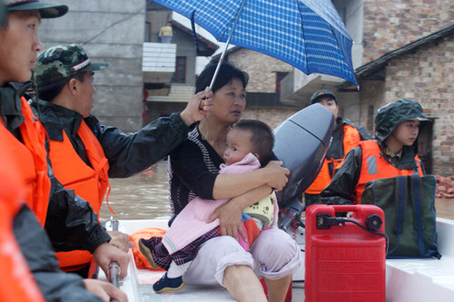 New rainstorm hits Jiangxi
