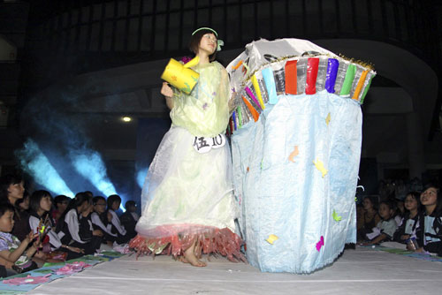 Eco-friendly fashion show