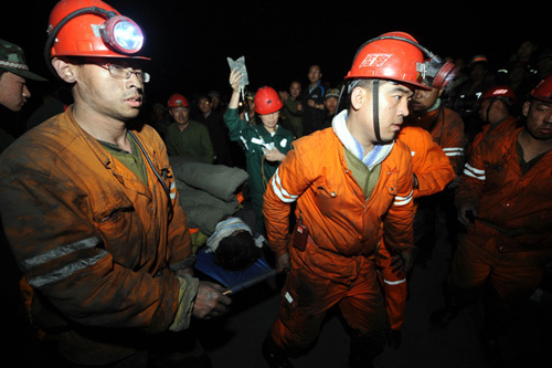 6 rescued from flooded coal mine in N China