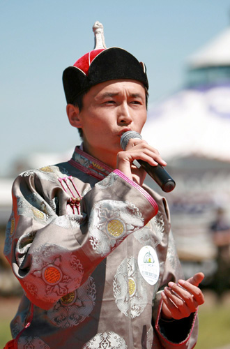 Mongolian ethnic festival Naadam celebrated