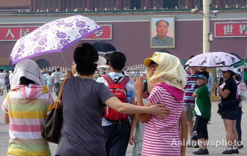 Chinese capital melting under heat wave