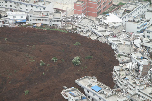 Landslide in Sichuan damages 58 homes