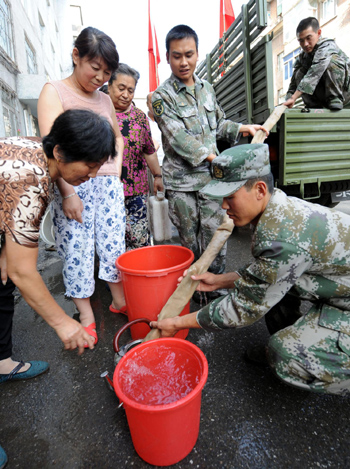 Water supply to 330,000 cut off in NE China city