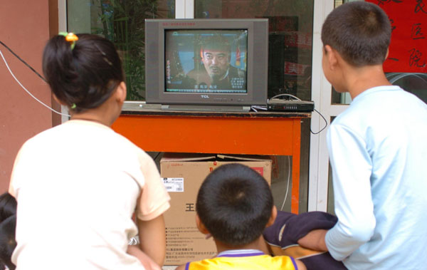 TV watching resumes in Zhouqu